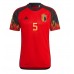 Belgien Jan Vertonghen #5 Hjemmebanetrøje VM 2022 Kort ærmer